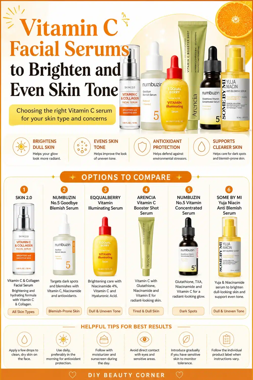 10 Best Korean Vitamin C Serums to Fade Dark Spots & Brighten Skin Tone