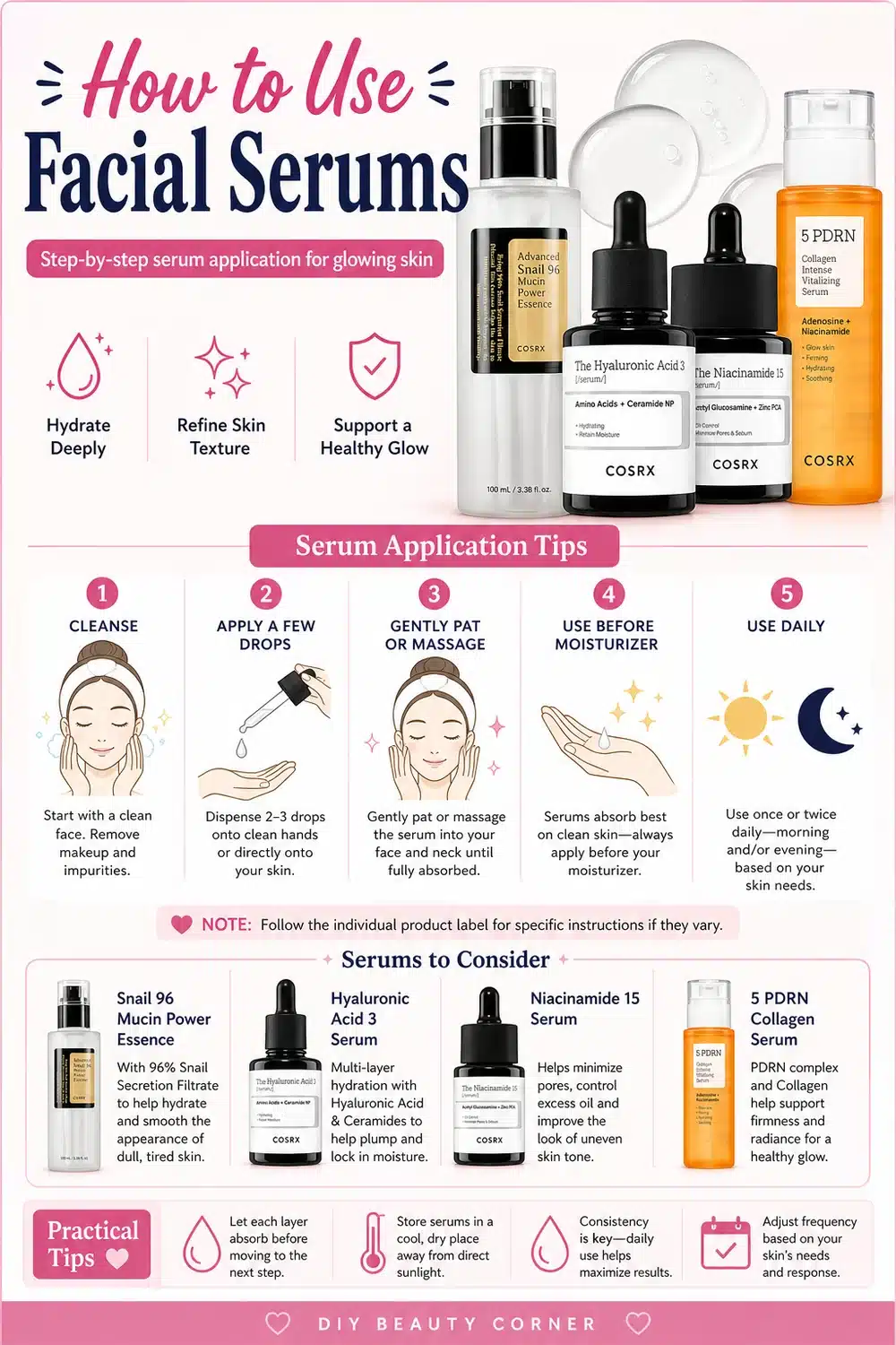 8 Must-Try COSRX Serums for Radiant, Firm & Hydrated Skin