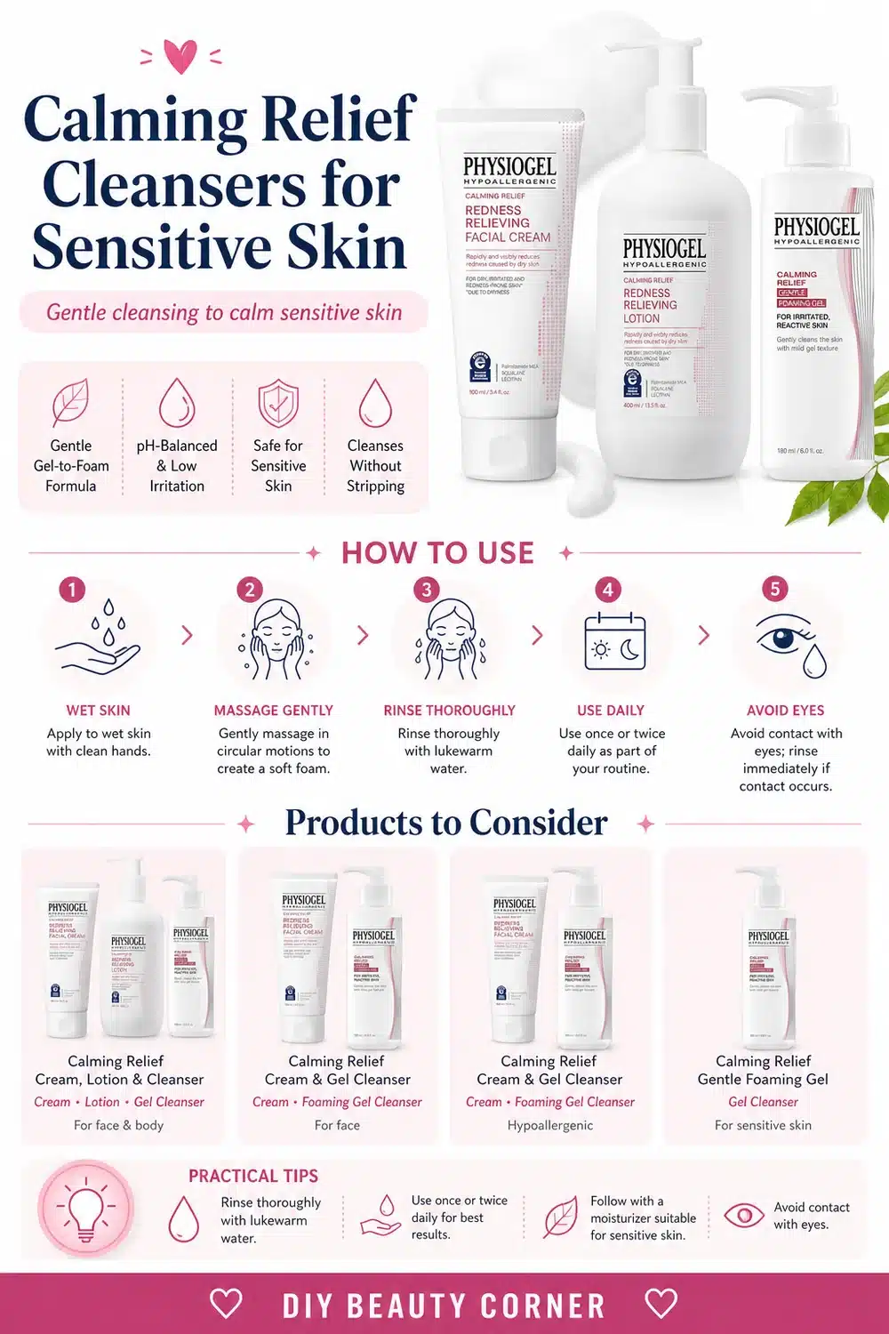 8 PHYSIOGEL Skincare Essentials to Calm Redness-Prone Sensitive Skin Fast