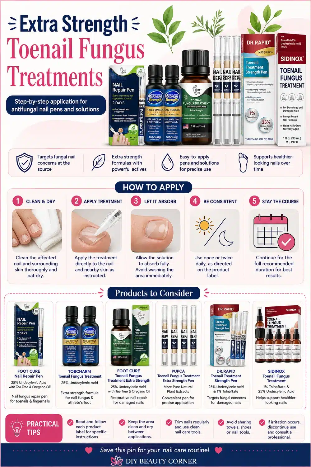 8 Powerful Nail Fungus Treatments to Repair & Protect Daily
