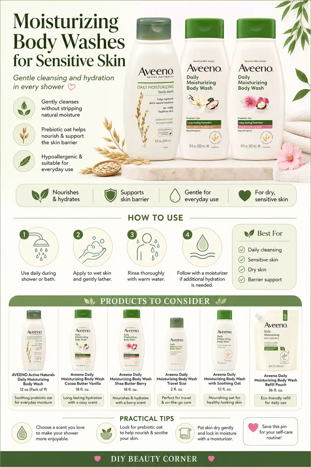 12 Best Aveeno Moisturizers for Daily Hydration & Sensitive Skin Care