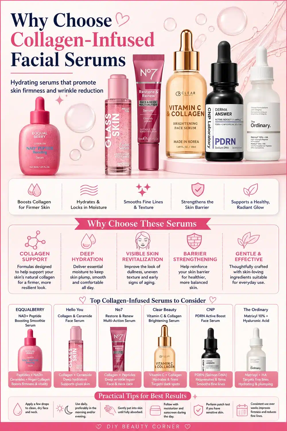 10 Best Collagen-Infused Serums for Wrinkle Smoothing & Skin Firming in 2026