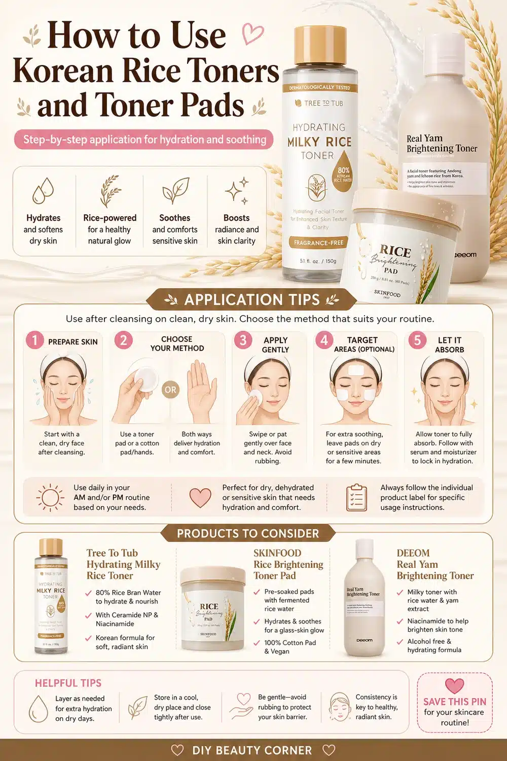 Best Korean Rice Toners for Dry & Sensitive Skin: Hydrate & Soothe Naturally