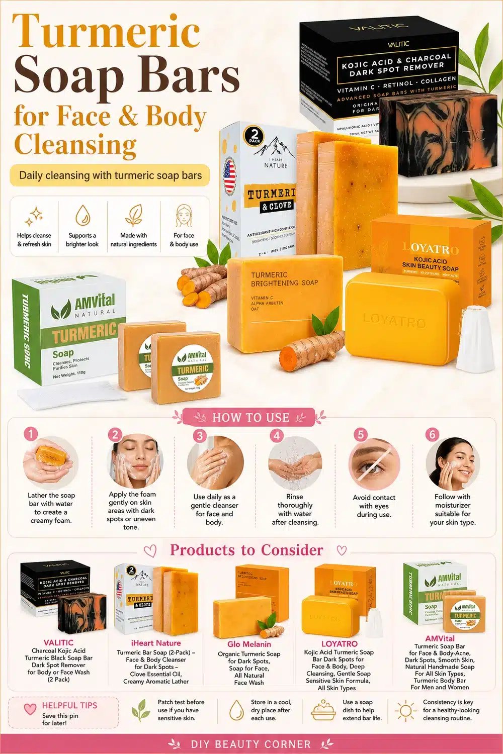 Best Turmeric Soap Dark Spot Bars for a Daily Skincare Routine Revealed