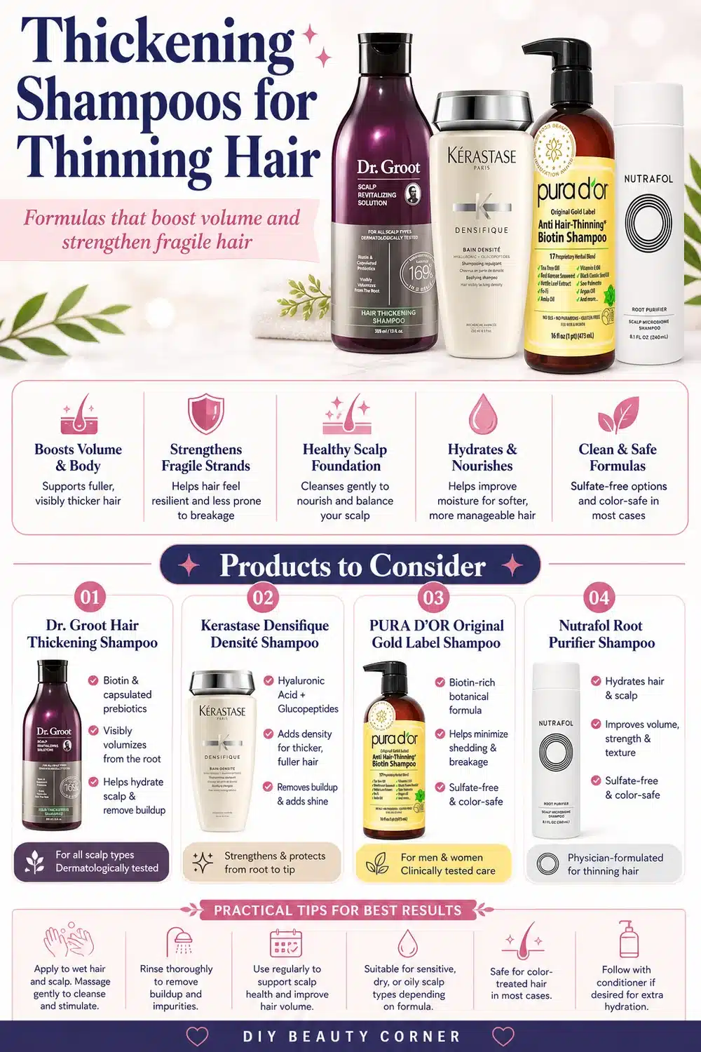 Best Shampoos for Hair Loss and Breakage: Strengthen and Volumize Thin Hair Now