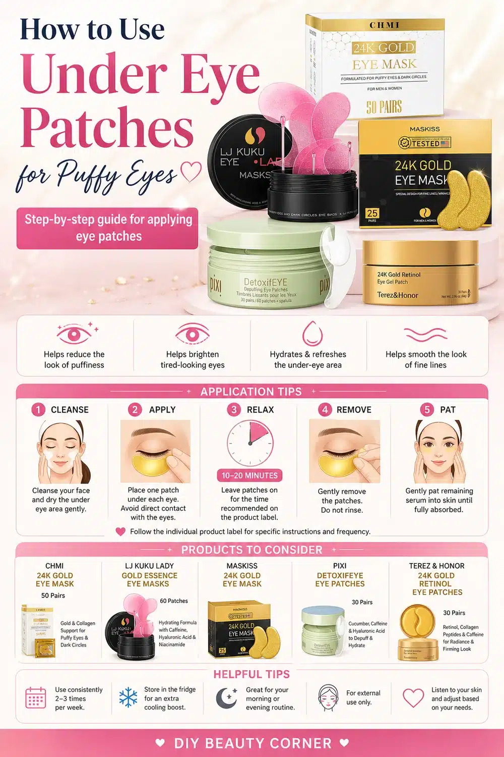 Best Eye Patches for Puffy Eyes Before Makeup: Affordable & Refreshing Picks