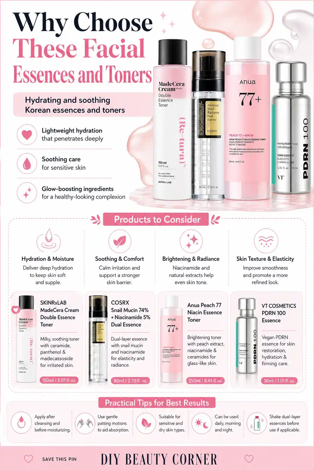 Budget-Friendly Korean Essences Under $25 for Naturally Glowing Skin