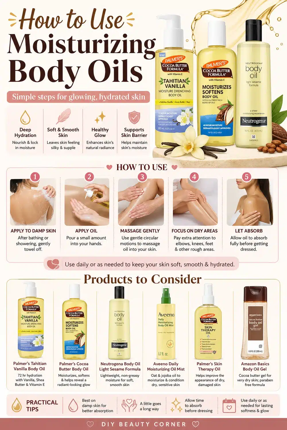 Top 8 Body Oils Under $20 for Hydrated, Radiant Skin You’ll Love