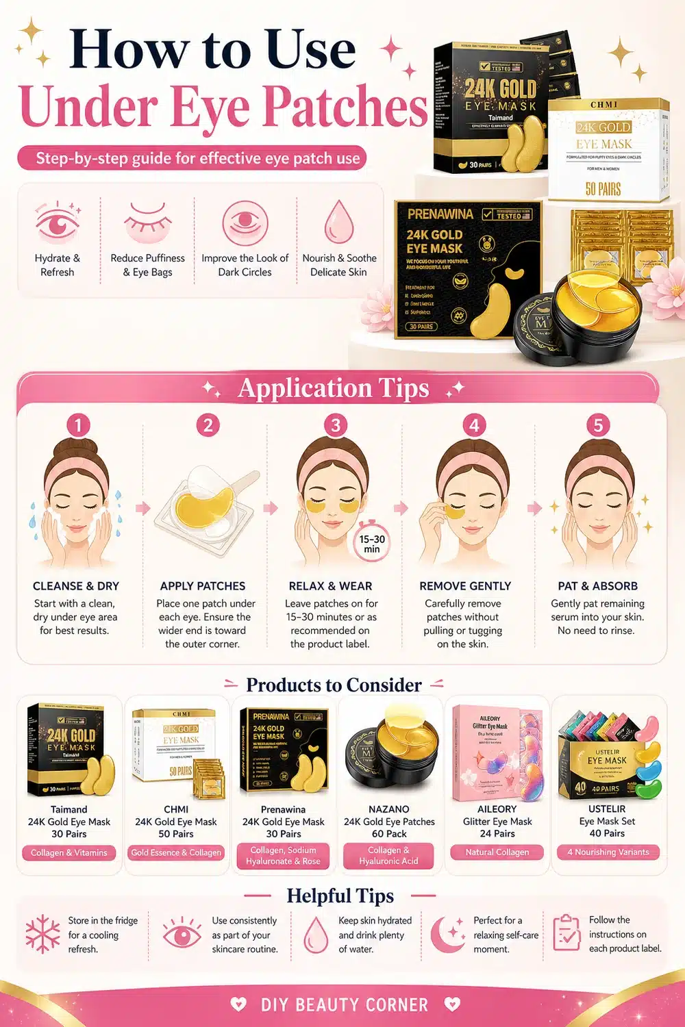 10 Best Under Eye Patches Under $20 to Refresh Puffy Eyes & Dark Circles