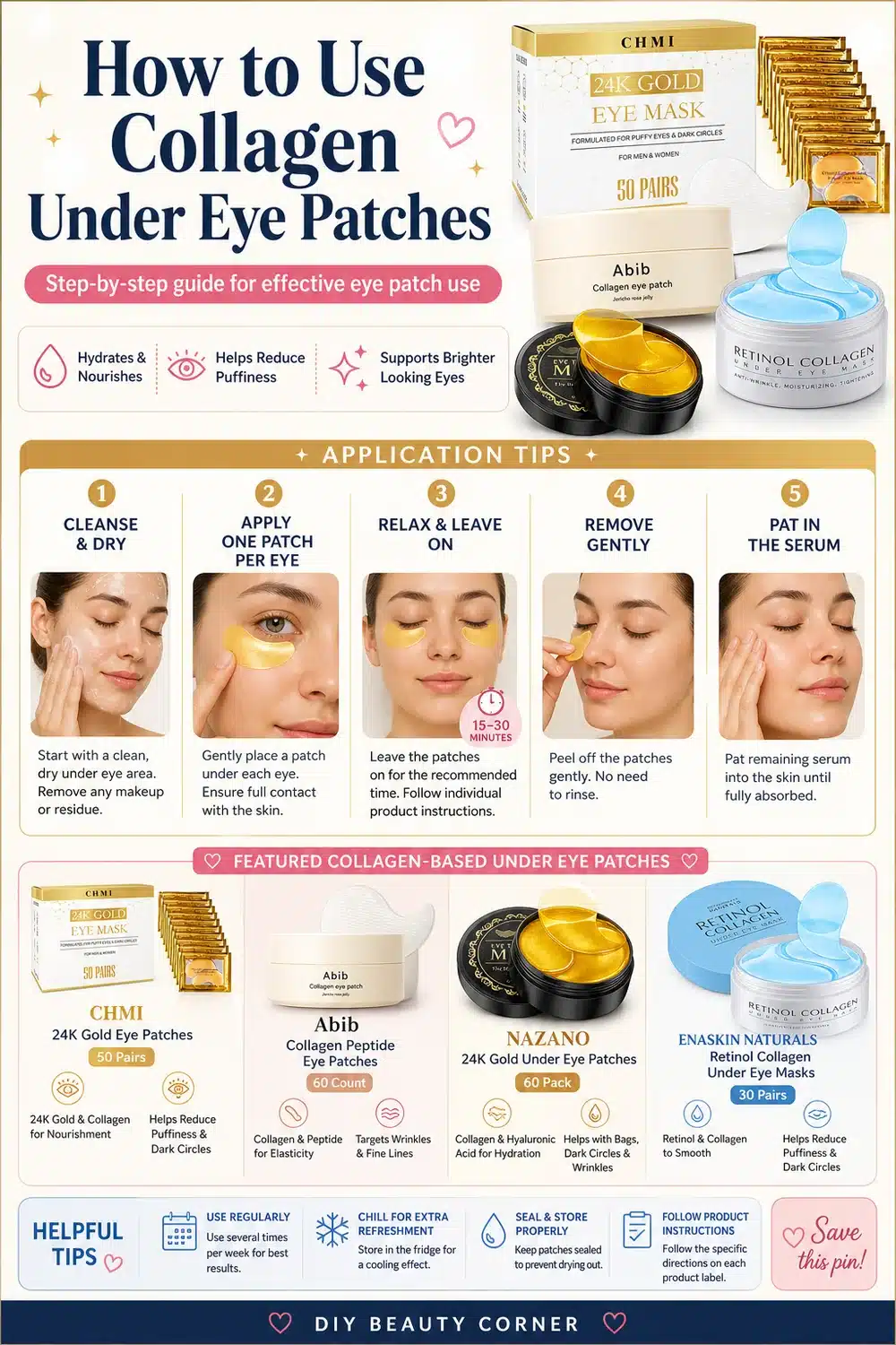 Wrinkles & Puffiness: Top 4 Collagen-Based Under Eye Patches for Radiant Eyes