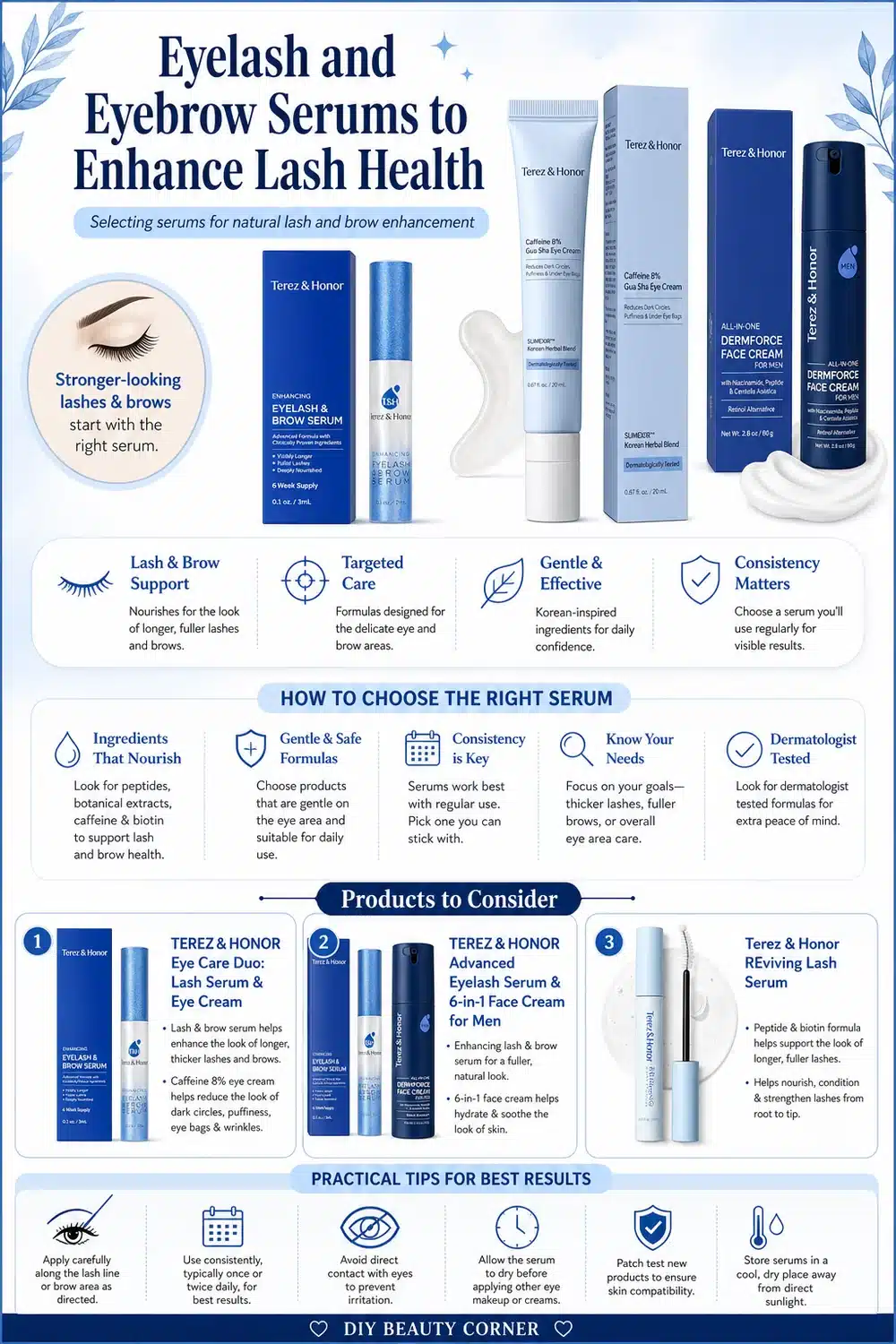 Top TEREZ & HONOR Korean Lash Serums for Fuller, Healthier Lashes in 2026