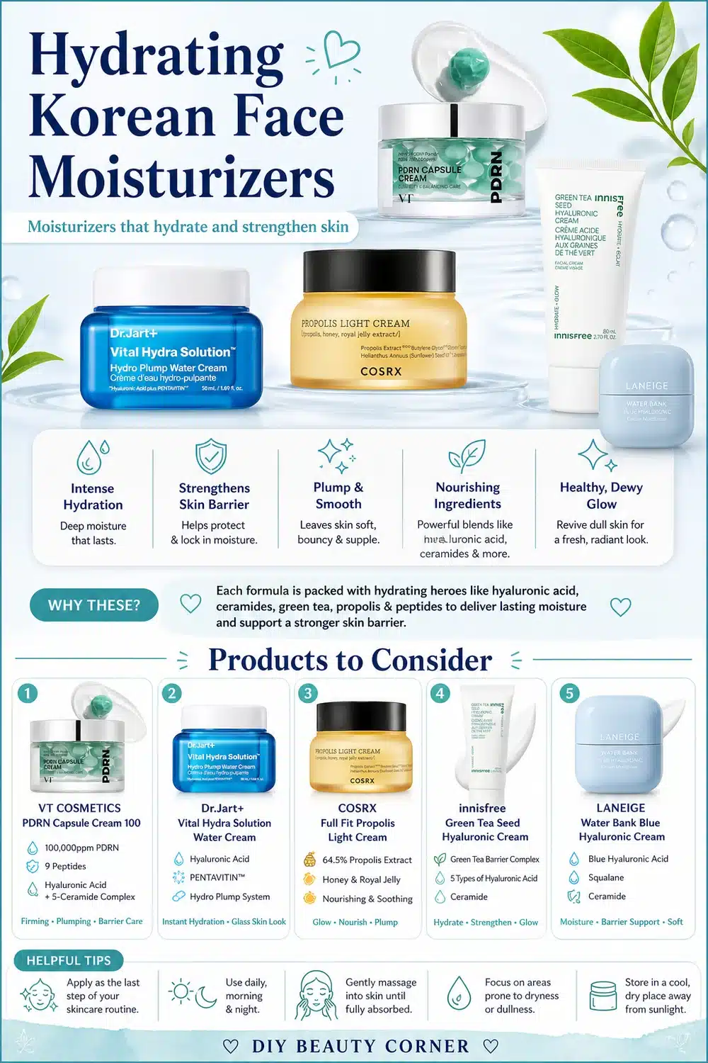 Trending Now: Top 6 Korean Face Creams for Deep Hydration and Radiant Glow