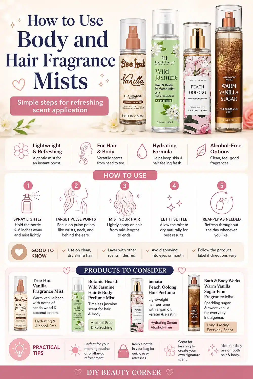 Budget-Friendly Body & Hair Mists Under $15 You'll Love for Daily Refreshment