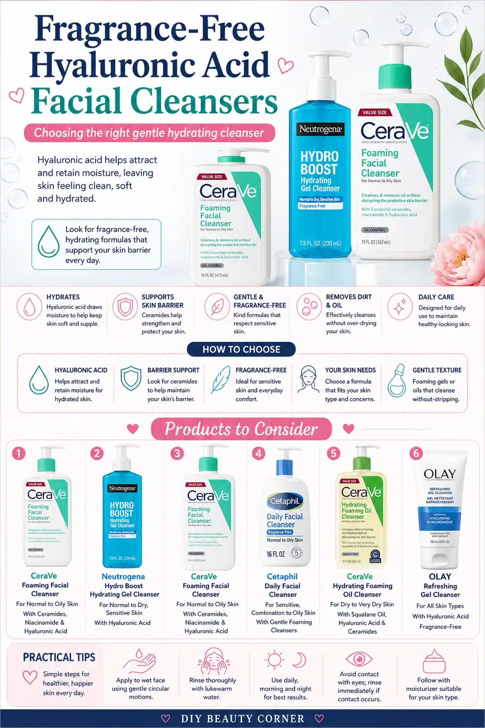 Glow-Boosting Routine with Fragrance-Free Hyaluronic Acid Cleansers: Simple & Effective