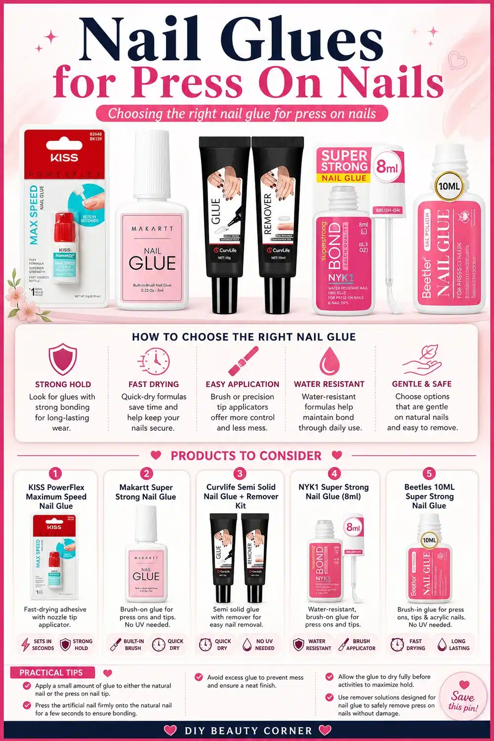7 Nail Glues for Press Nails That Promise a Flawless, Long Lasting Bond