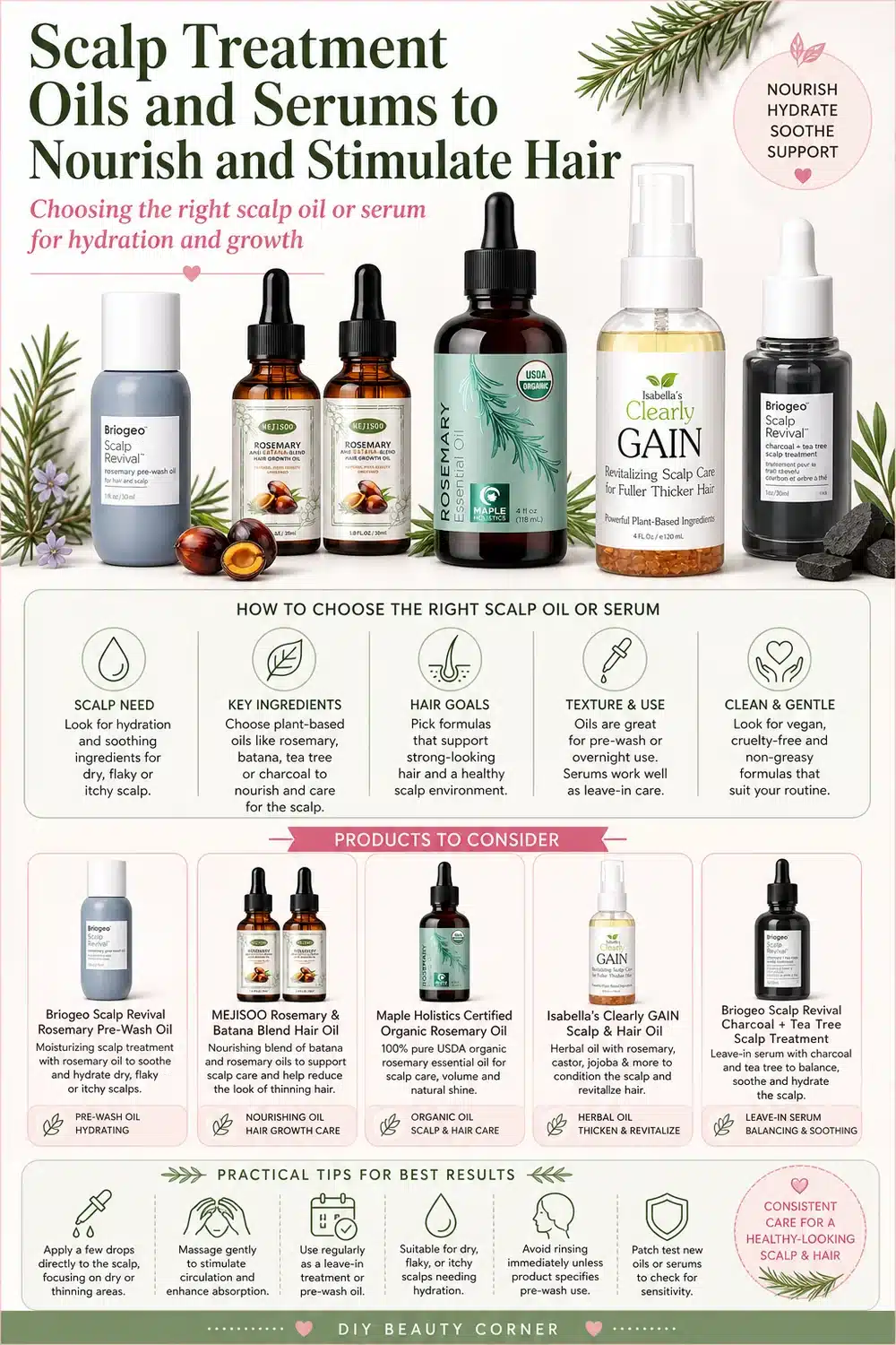 7 Must-Have Scalp Treatments to Combat Dryness & Stimulate Hair Growth
