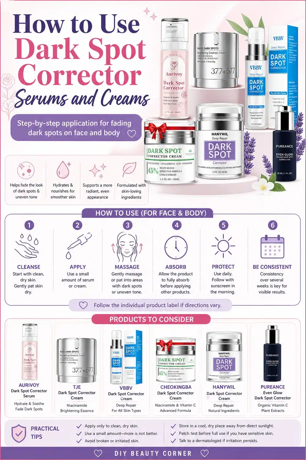 Top 8 Body Dark Spot Correctors That Work Wonders Beyond Your Face