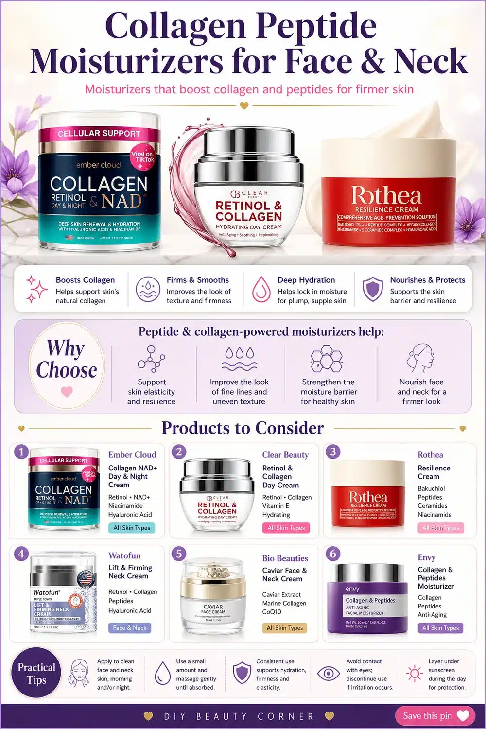 Unlock Firm, Youthful Skin with These 9 Peptide-Powered Collagen Moisturizers