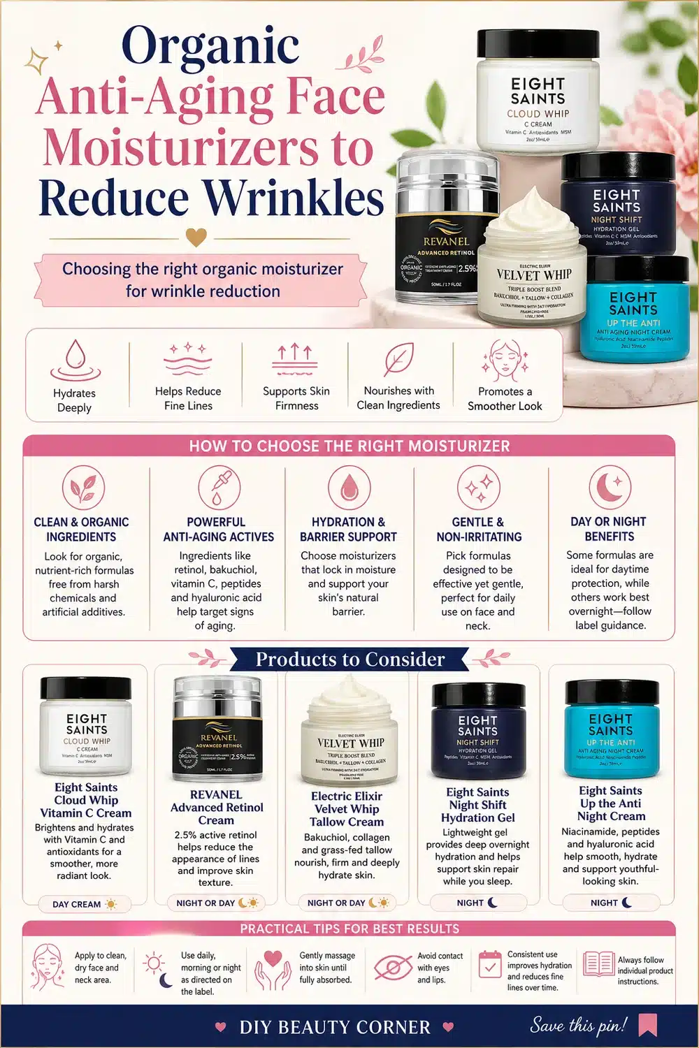 6 Organic Anti Aging Face Moisturizers That Actually Reduce Wrinkles