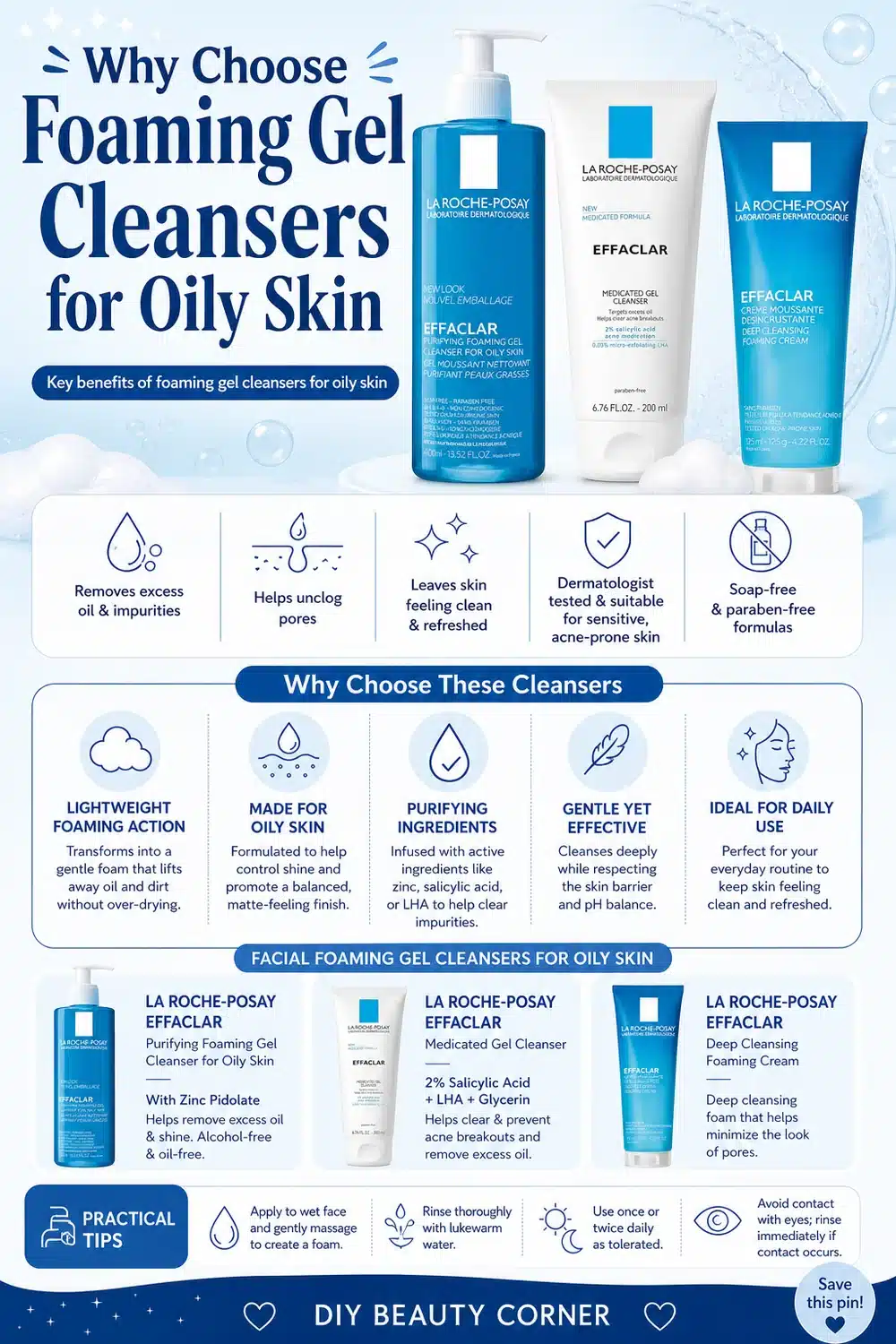 Best La Roche-Posay Cleansers for Oily Skin: Top Picks to Control Shine and Oil