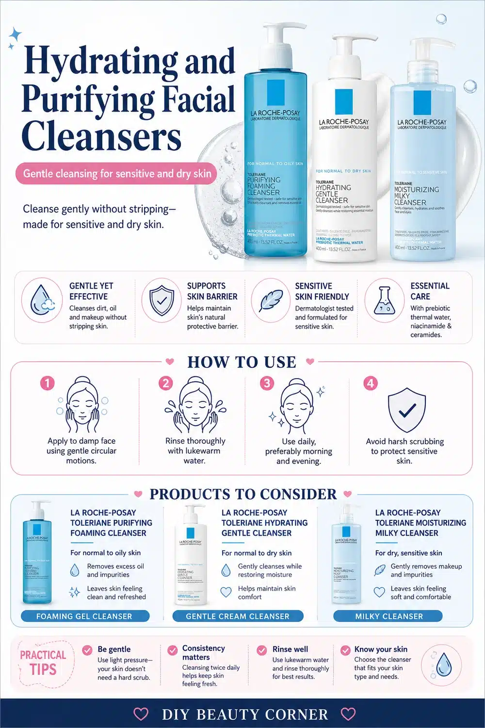 Trending Now: Best La Roche-Posay Cleansers for Sensitive & Dry Skin in 2026