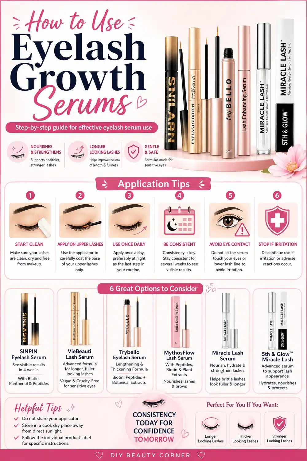 Say Goodbye to Sparse Lashes: 8 Best Eyelash Growth Serums to Nourish & Strengthen