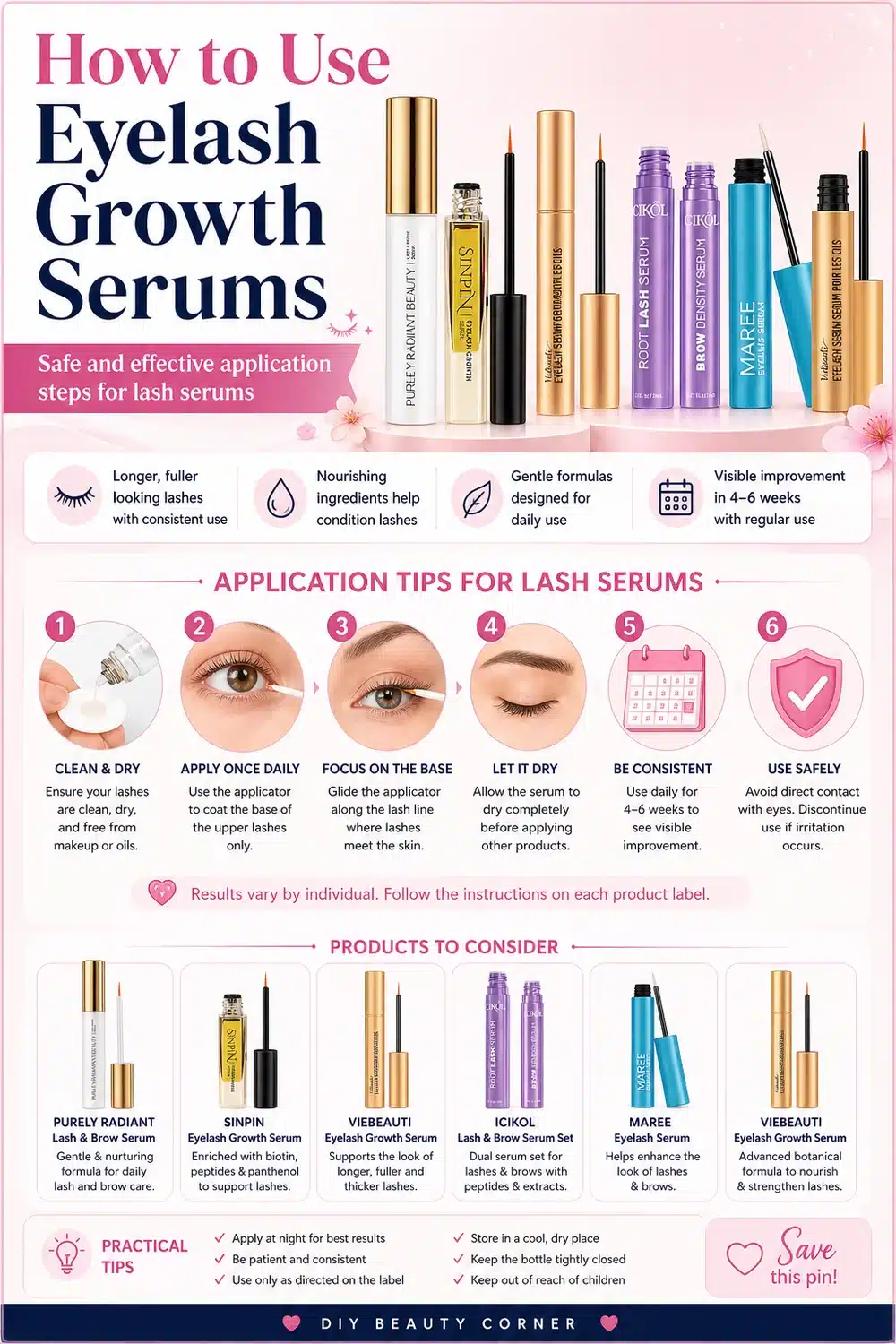 How to Build a Simple Eyelash Growth Serum Routine for Fuller, Thicker Lashes