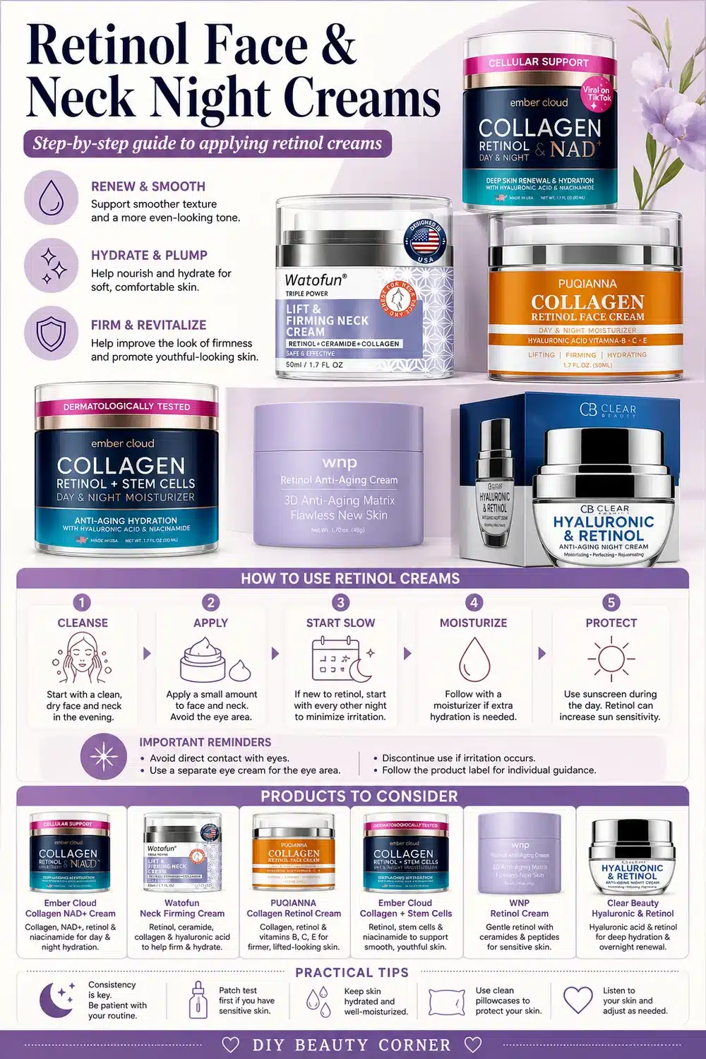Firm, Hydrate & Brighten: 9 Top Retinol Neck & Face Night Creams to Revamp Your Routine