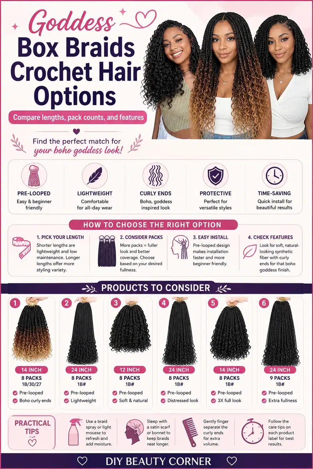 9 Must-Have Boho Goddess Box Braids with Curly Ends to Elevate Your Look