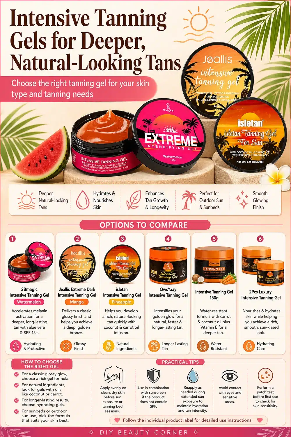 7 Intensive Tanning Gels That Hydrate and Perfect Your Tan Indoors & Outdoors