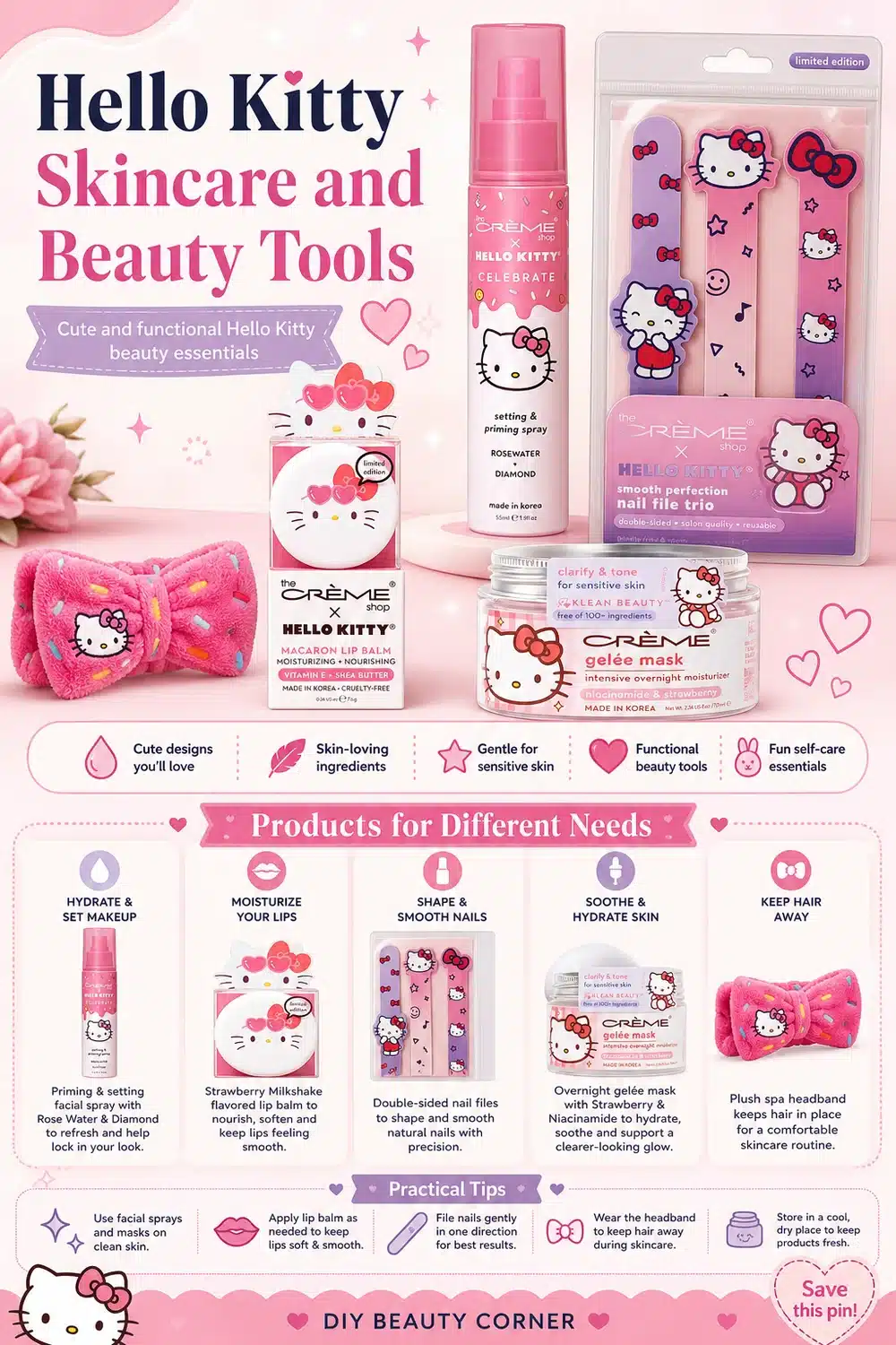 Elevate Your Beauty Shelf with These 6 Adorable Hello Kitty Finds on Amazon