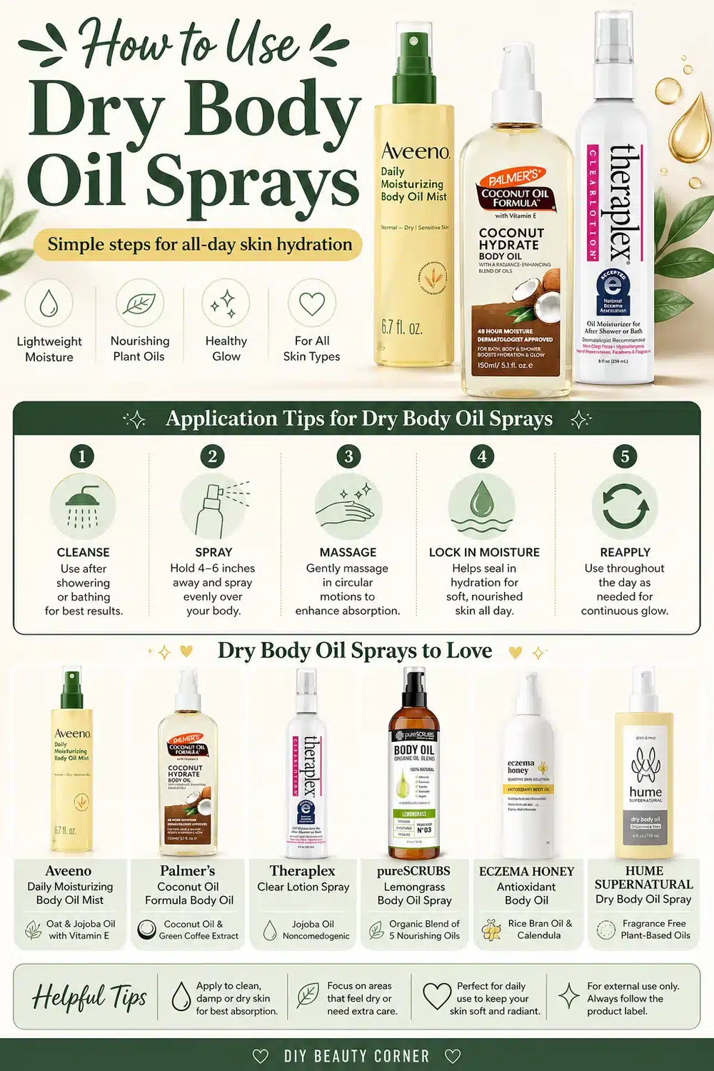 7 Amazon Body Oil Sprays Your Dry Skin Will Love for All-Day Moisture