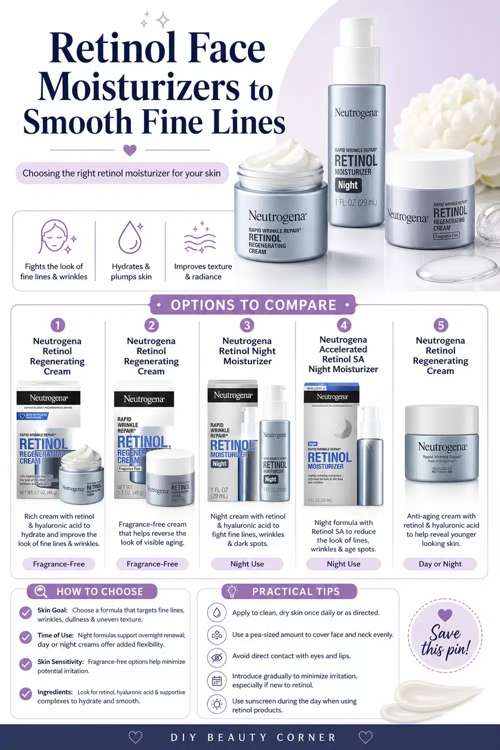 Neutrogena Retinol Moisturizers That Smooth Fine Lines Fast — Upgrade Your Anti-Aging Routine