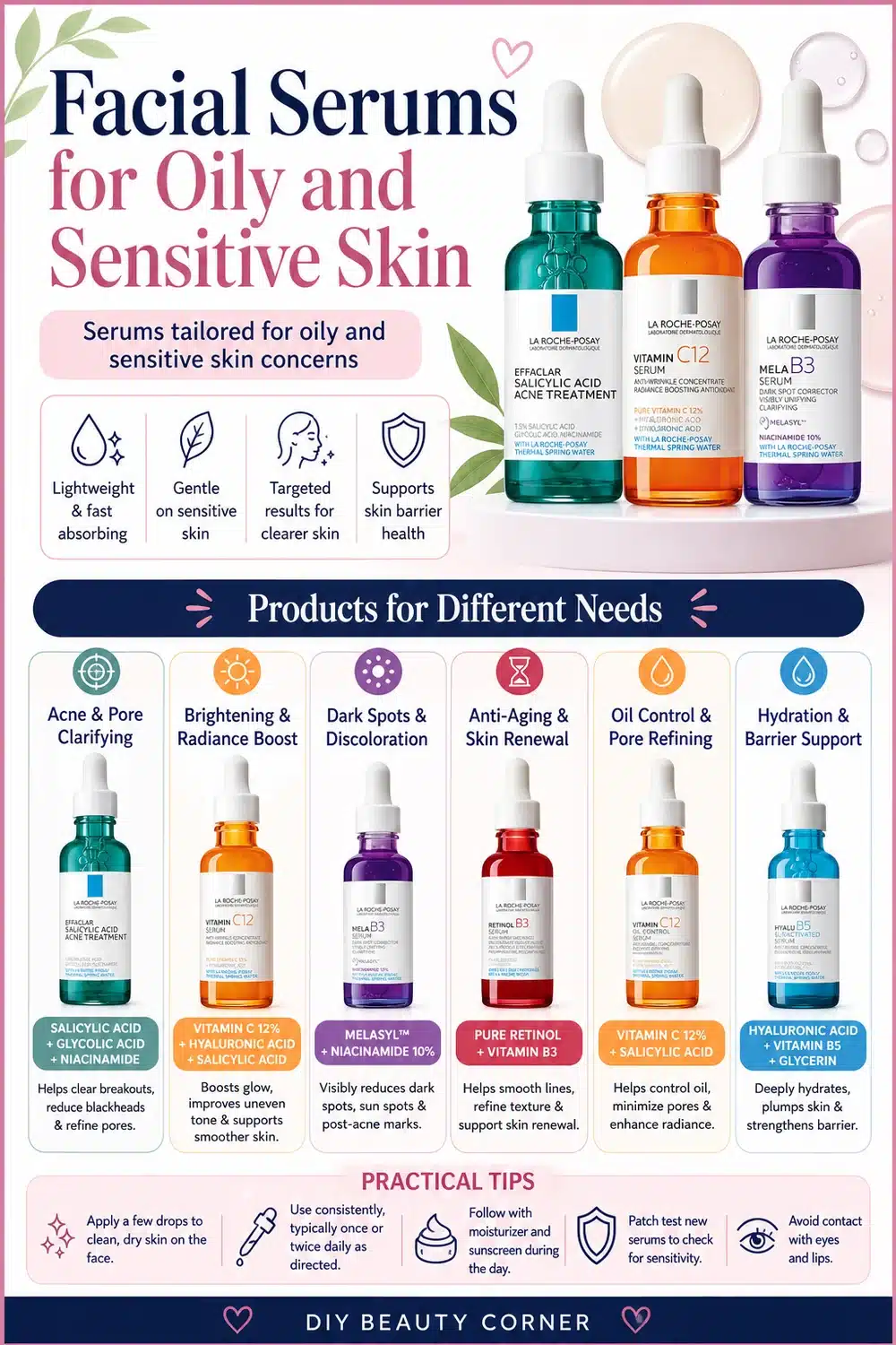 7 La Roche-Posay Serums That Calm Acne and Control Shine for Oily Skin
