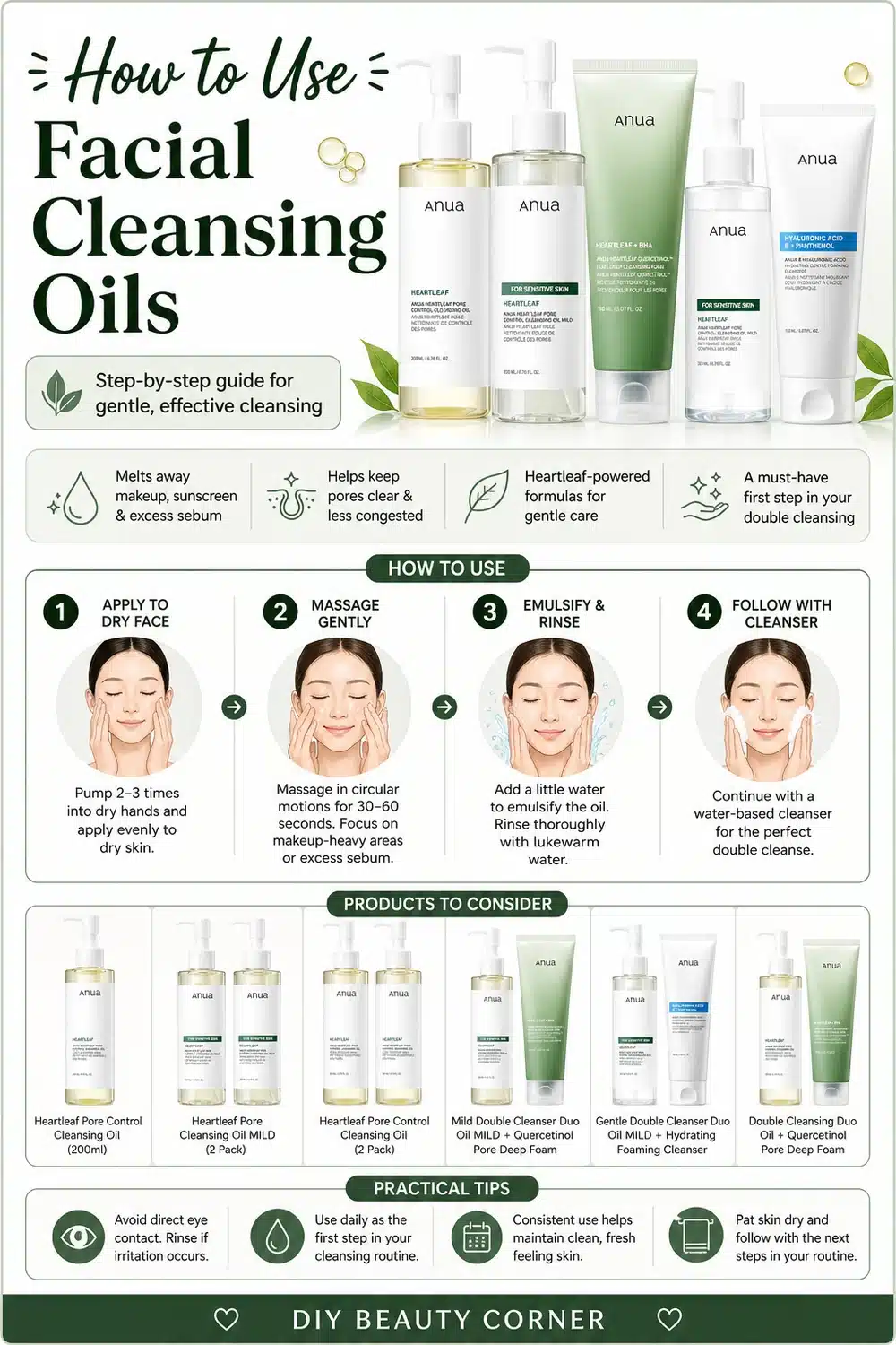 7 ANUA Heartleaf Cleansing Oils to Refresh Your Double Cleansing Routine