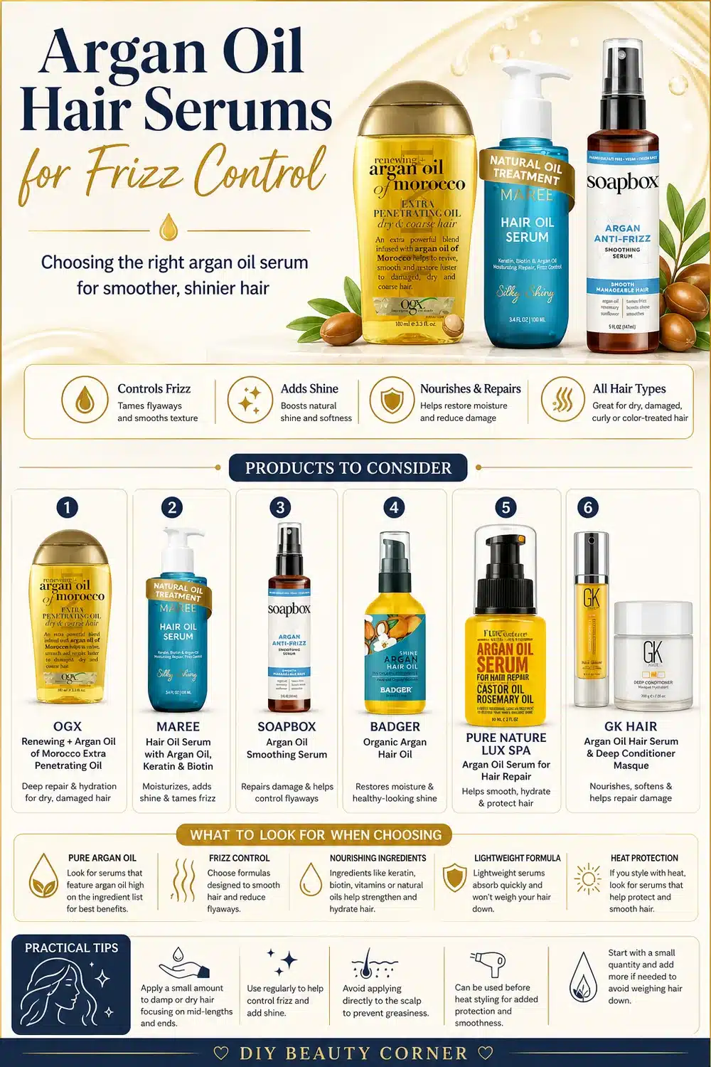 9 Best Argan Oil Serums for Frizz Control & Smoother, Shinier Hair in 2026