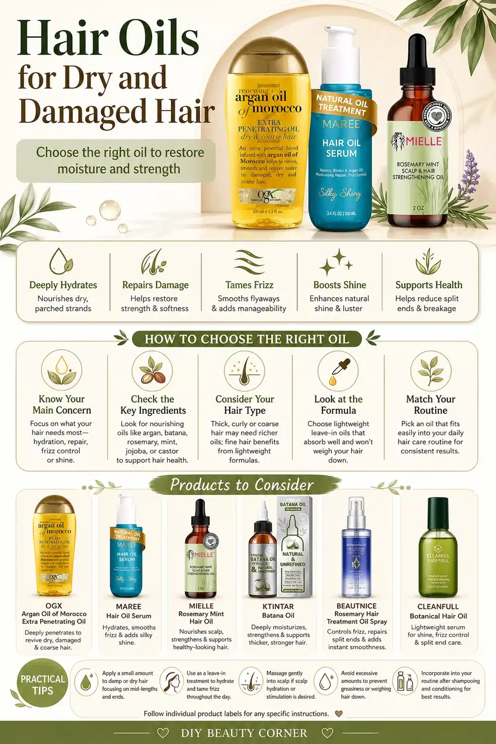 10 Must-Have Hair Oils to Hydrate, Repair & Shine for Dry, Damaged Hair
