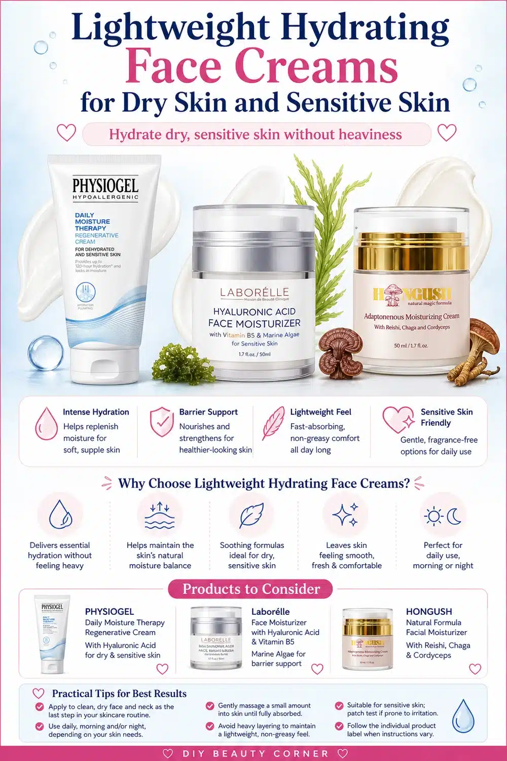 7 Lightweight Face Creams for Dry Skin That Hydrate Without Greasy Residue