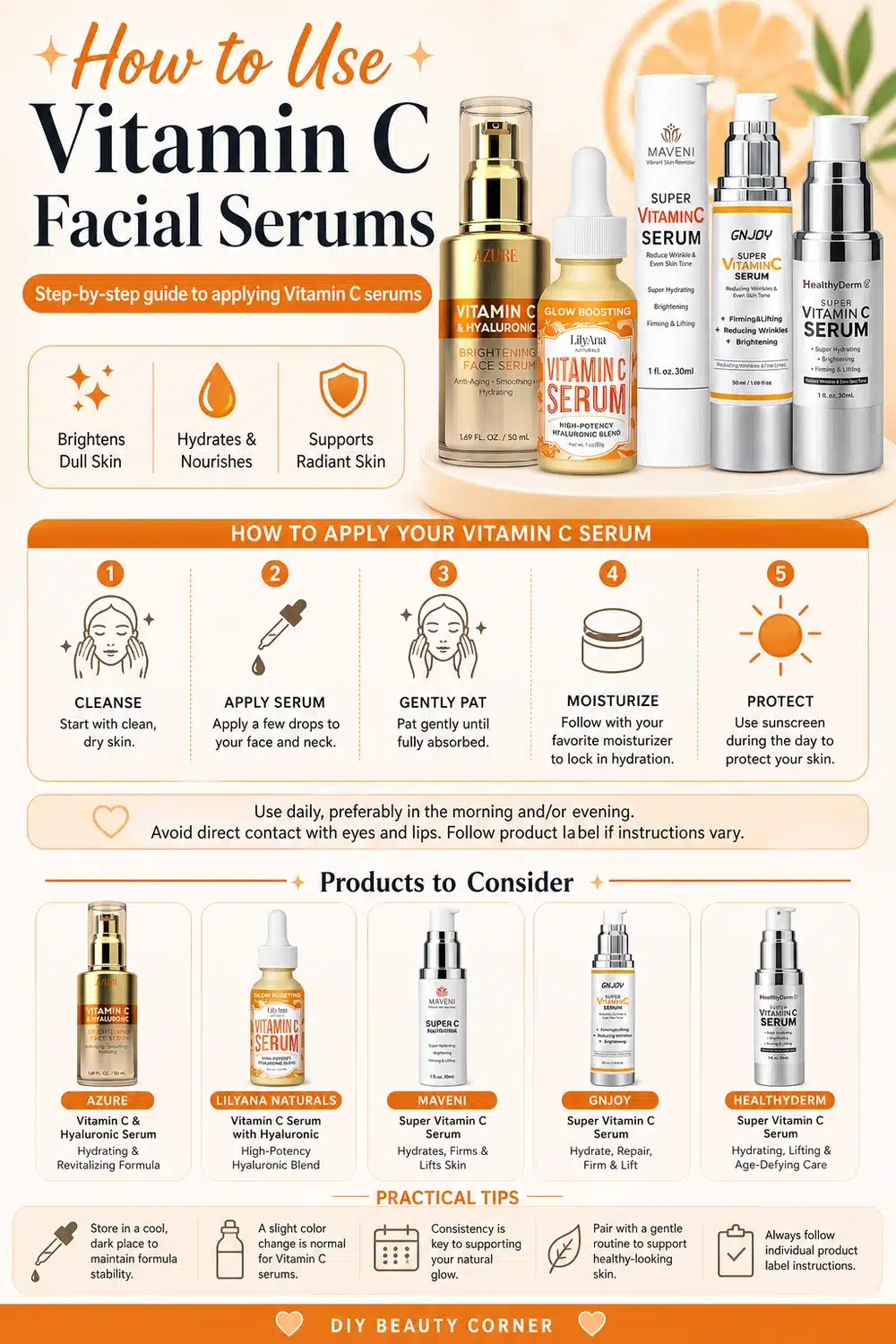 6 Vitamin C Serums That Transform Dry, Dull Skin Into a Radiant Glow