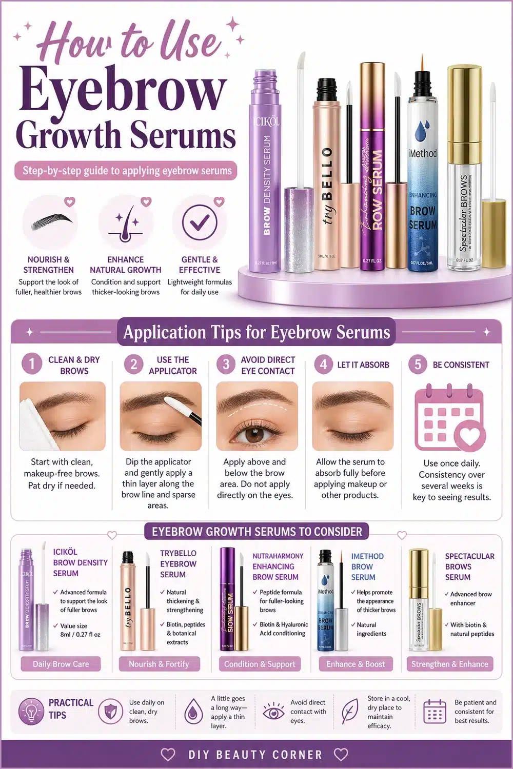 5 Eyebrow Growth Serums That Transform Patchy & Over-Tweezed Brows Fast