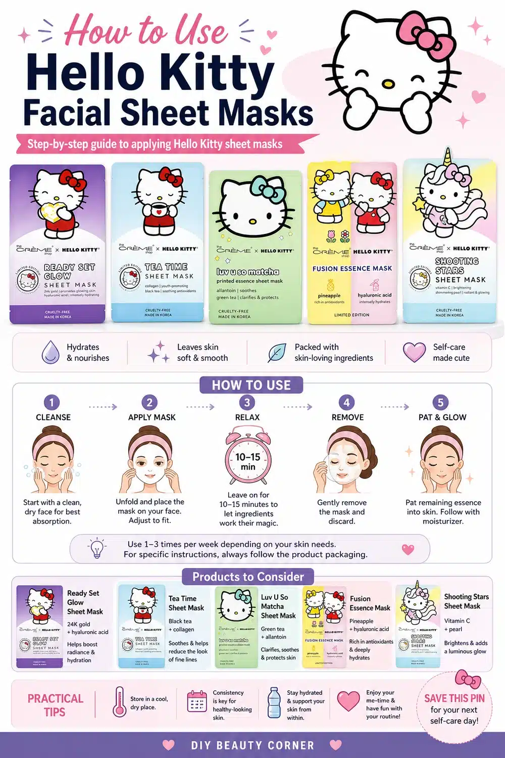 6 Hello Kitty Face Masks That Instantly Boost Hydration and Glow